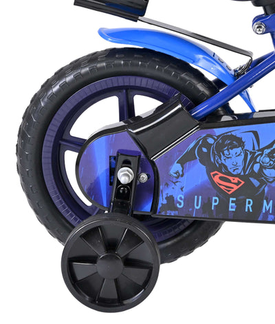 Superman  Barncykel 12 tum, Blå - För barn 3-4 år