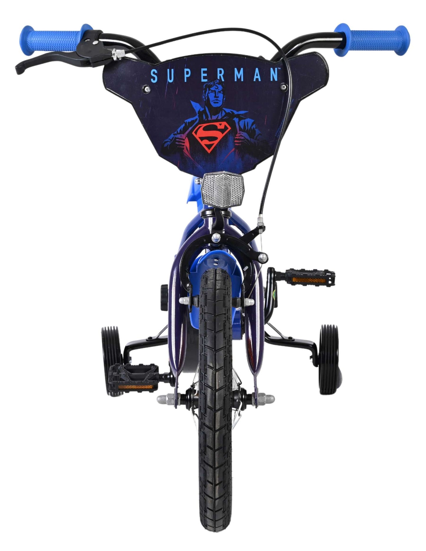 Superman Barncykel 14 tum, Blå - För barn 5-5 år
