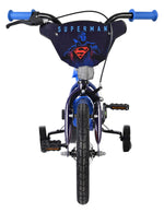 Superman Barncykel 14 tum, Blå - För barn 5-5 år