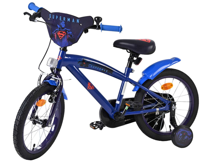 Superman Barncykel 16 tum, Blå - För barn 4-6 år