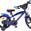 Superman Blue Barncykel 16 tum, dubbla handbromsar, Blå - För barn 4-6 år