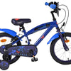 Superman Blue Barncykel 16 tum, dubbla handbromsar, Blå - För barn 4-6 år