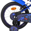 Superman Blue Barncykel 16 tum, dubbla handbromsar, Blå - För barn 4-6 år