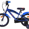 Superman Blue Barncykel 16 tum, dubbla handbromsar, Blå - För barn 4-6 år