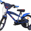 Superman Blue Barncykel 16 tum, dubbla handbromsar, Blå - För barn 4-6 år