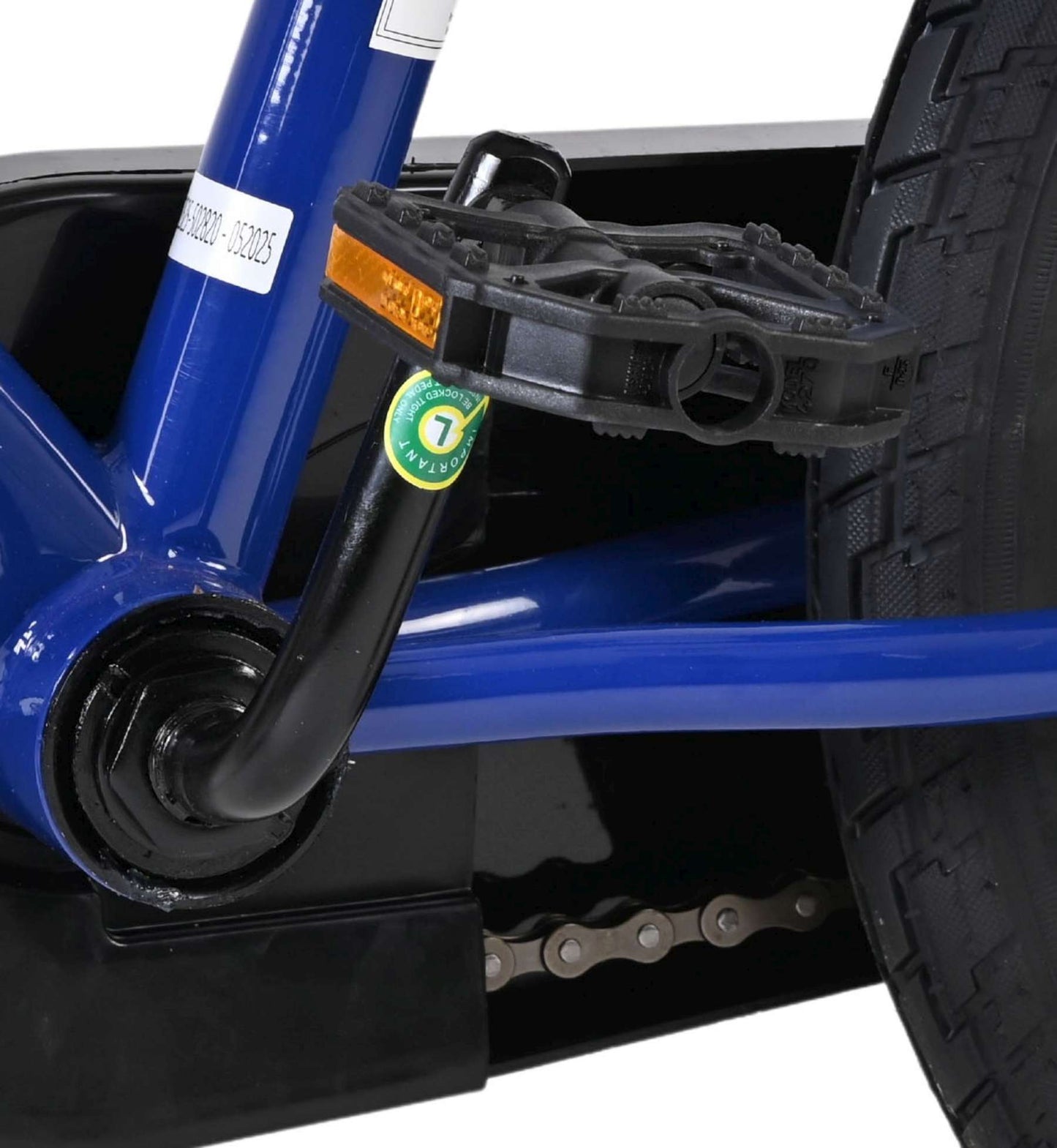 Superman Blue Barncykel 16 tum, dubbla handbromsar, Blå - För barn 4-6 år