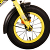 Volare Thombike Barncykel 12 tum, Svart Gul - Lilla Cykelbutiken