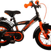 Volare Thombike Barncykel 12 tum, Svart Orange - Lilla Cykelbutiken