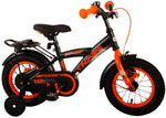 Volare Thombike Barncykel 12 tum, Svart Orange - Lilla Cykelbutiken
