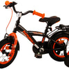 Volare Thombike Barncykel 12 tum, Svart Orange - Lilla Cykelbutiken