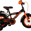 Volare Thombike Barncykel 12 tum, Svart Orange - Lilla Cykelbutiken