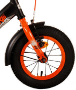 Volare Thombike Barncykel 12 tum, Svart Orange - Lilla Cykelbutiken