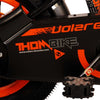 Volare Thombike Barncykel 12 tum, Svart Orange - Lilla Cykelbutiken