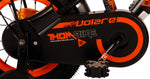 Volare Thombike Barncykel 12 tum, Svart Orange - Lilla Cykelbutiken