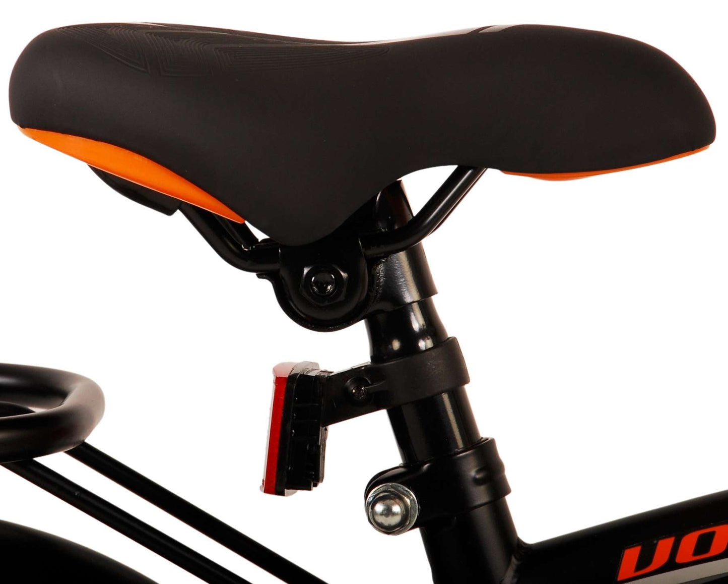 Volare Thombike Barncykel 12 tum, Svart Orange - Lilla Cykelbutiken