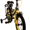Volare Thombike Barncykel 14 tum, Svart Gul - Lilla Cykelbutiken