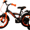 Volare Thombike Barncykel 14 tum, Svart Orange - Lilla Cykelbutiken
