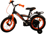 Volare Thombike Barncykel 14 tum, Svart Orange - Lilla Cykelbutiken