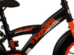 Volare Thombike Barncykel 14 tum, Svart Orange - Lilla Cykelbutiken