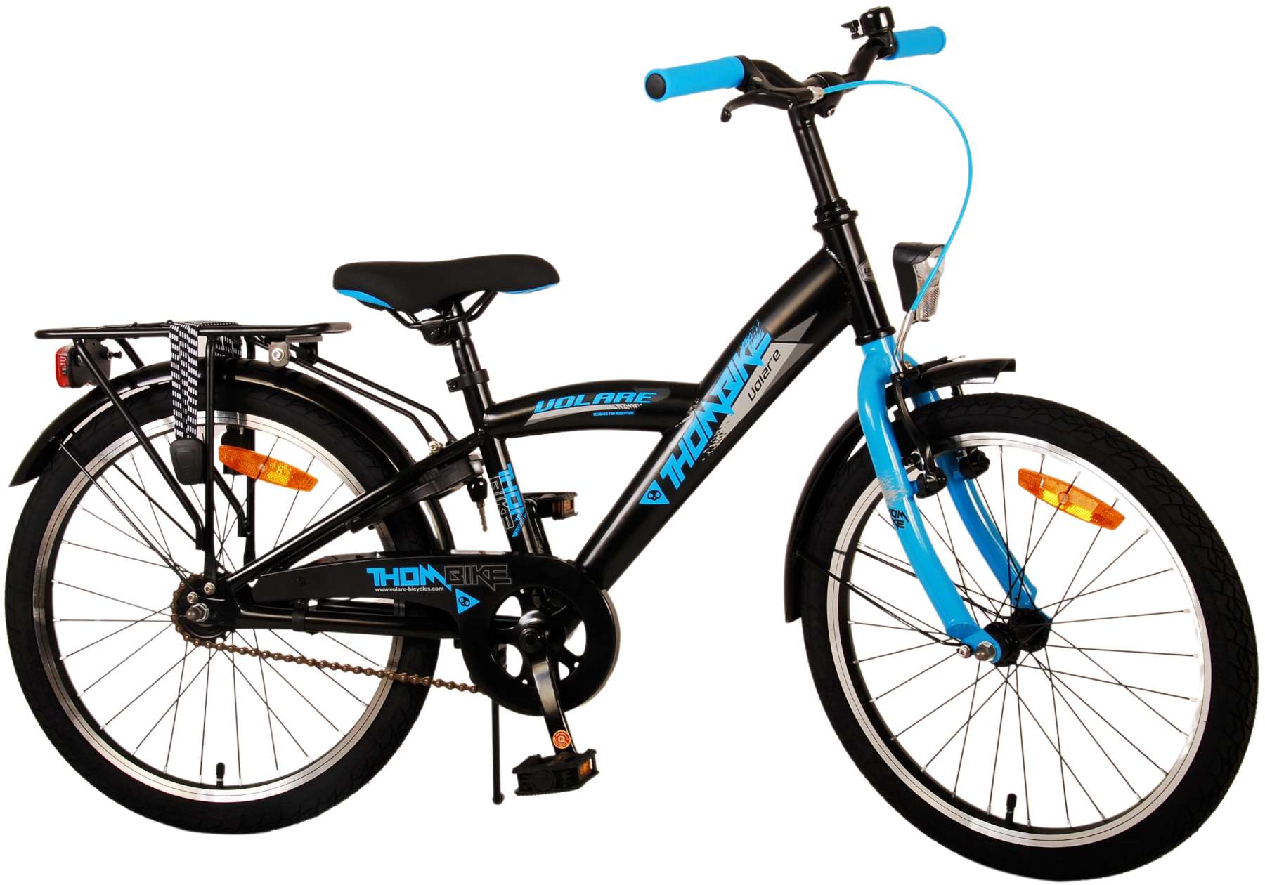 Volare Thombike Barncykel 20 tum, Svart Blå - Lilla Cykelbutiken