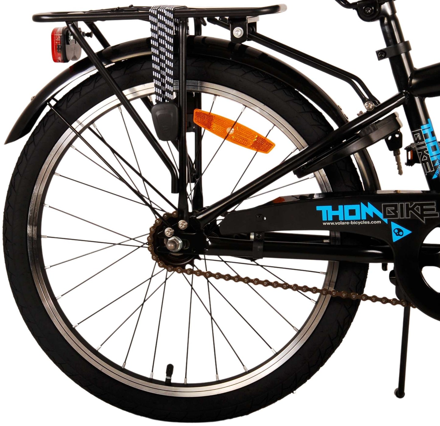 Volare Thombike Barncykel 20 tum, Svart Blå - Lilla Cykelbutiken
