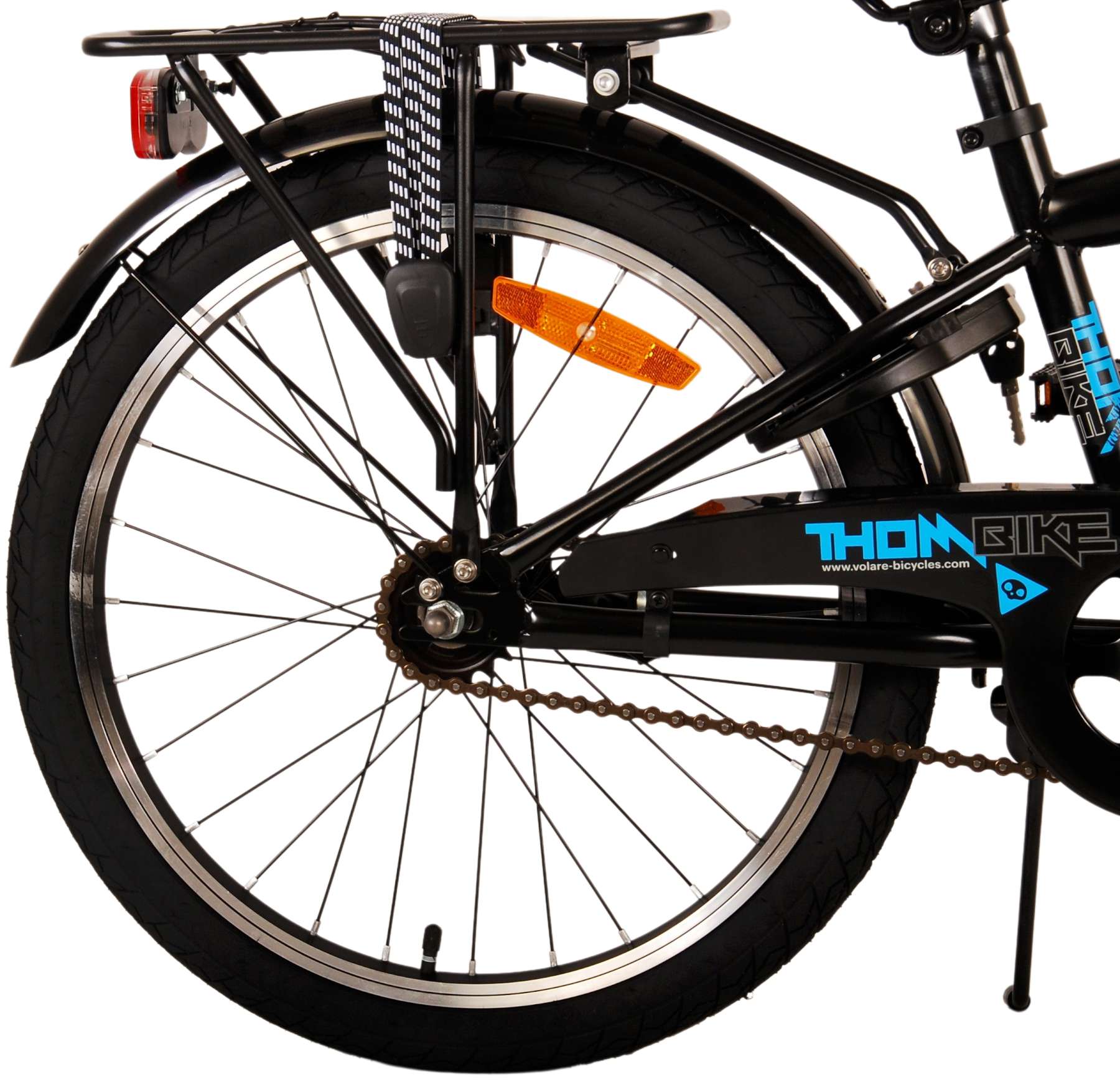 Volare Thombike Barncykel 20 tum, Svart Blå - Lilla Cykelbutiken