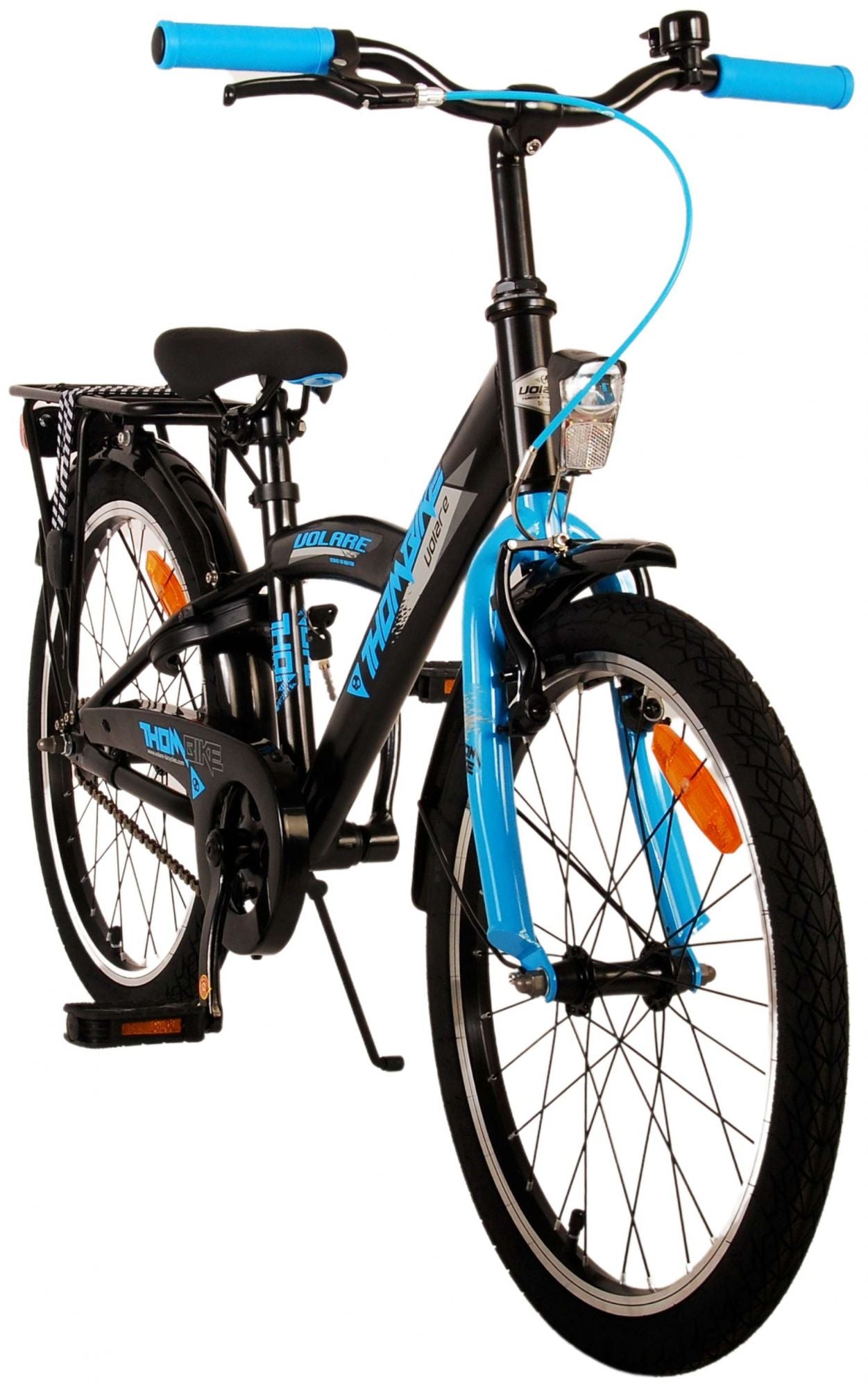 Volare Thombike Barncykel 20 tum, Svart Blå - Lilla Cykelbutiken