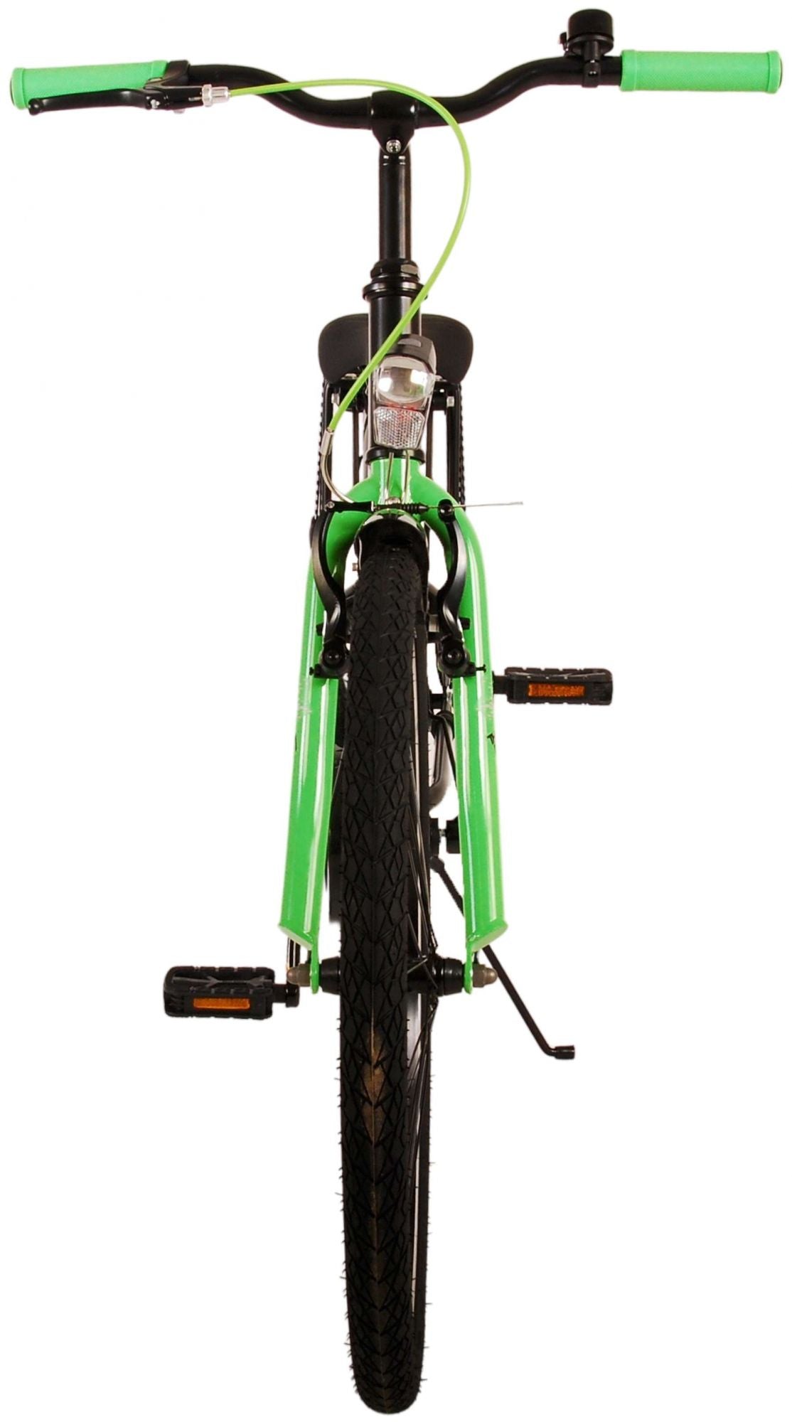 Volare Thombike Barncykel 24 tum, Svart Grön - Lilla Cykelbutiken