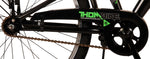 Volare Thombike Barncykel 24 tum, Svart Grön - Lilla Cykelbutiken