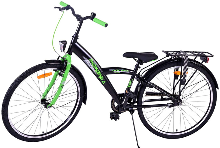 Volare Thombike Barncykel 26 tum, Svart Grön - Lilla Cykelbutiken
