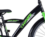 Volare Thombike Barncykel 26 tum, Svart Grön - Lilla Cykelbutiken