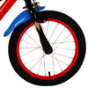 Ultimate Spider-Man Barncykel Två Handbromsar 16 tum, Blå/Röd - Lilla Cykelbutiken