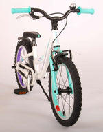 Volare Glamour Barncykel 16 tum, Pearl Mint Grön - Lilla Cykelbutiken