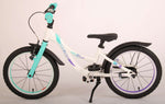 Volare Glamour Barncykel 16 tum, Pearl Mint Grön - Lilla Cykelbutiken