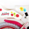 Volare Ashley Barncykel 14 tum, Vit - Lilla Cykelbutiken