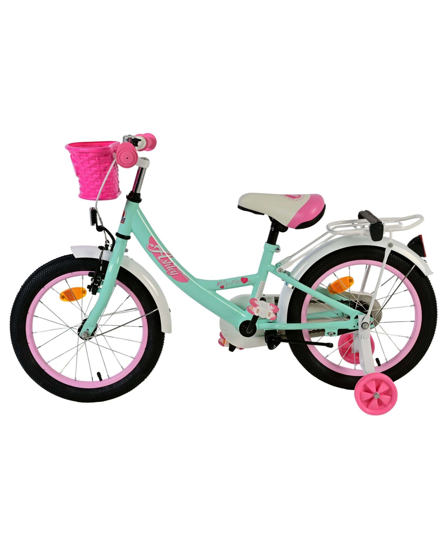 Volare Ashley 16 tum Barncykel, Grön - För barn 4-6 år