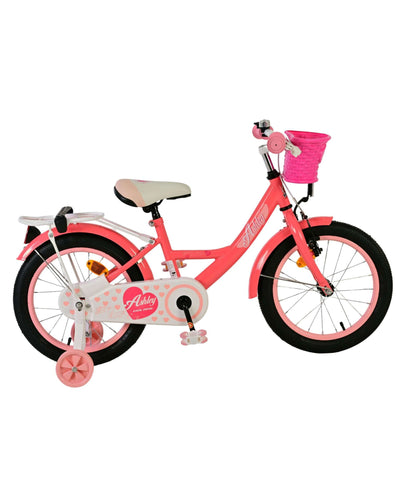 Volare Ashley 16 tum Barncykel, Rosa/Röd - För barn 4-6 år