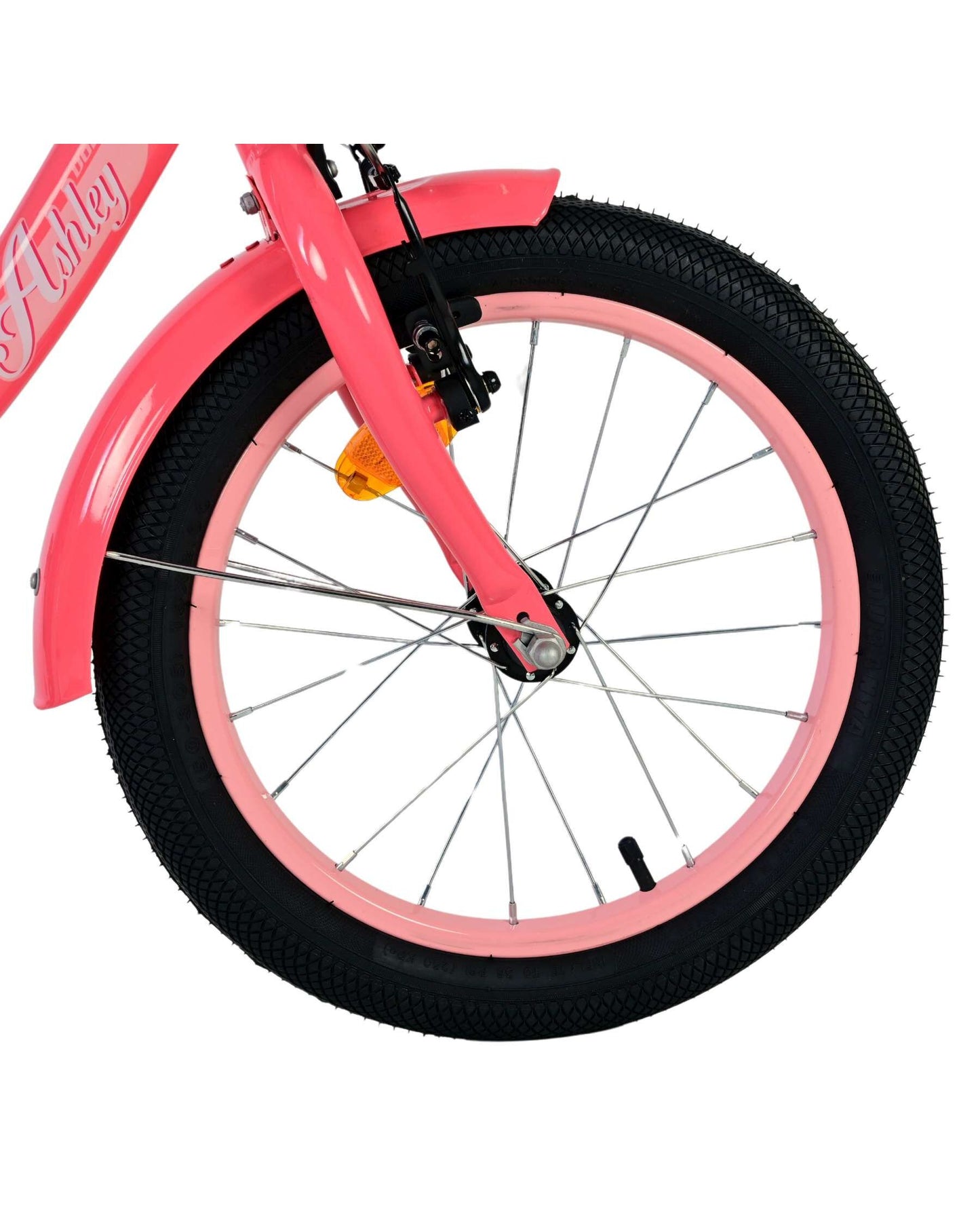Volare Ashley 16 tum Barncykel, Rosa/Röd - För barn 4-6 år