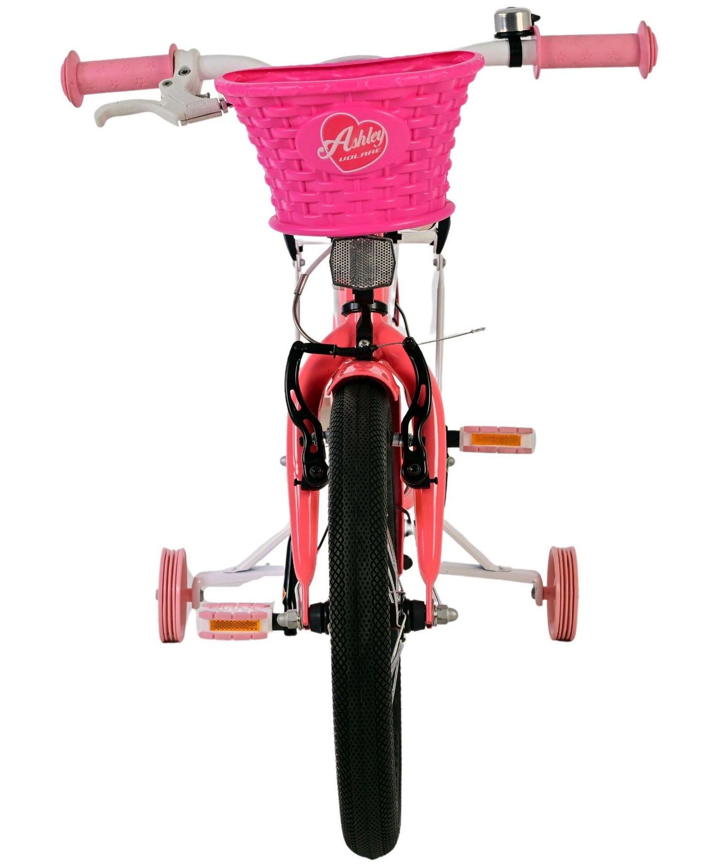 Volare Ashley 16 tum Barncykel, Rosa/Röd - För barn 4-6 år