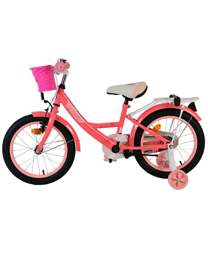 Volare Ashley 16 tum Barncykel, Rosa/Röd - För barn 4-6 år