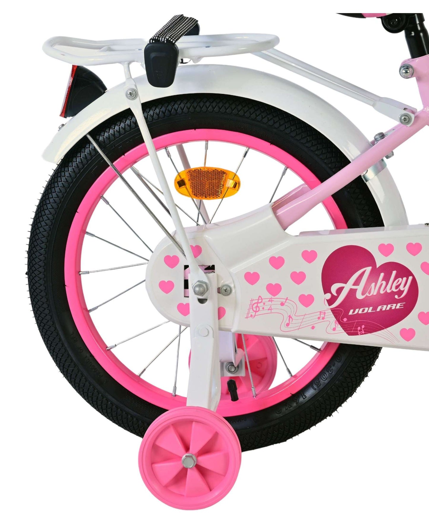 Volare Ashley 16 tum Barncykel, Rosa - För barn 4-6 år