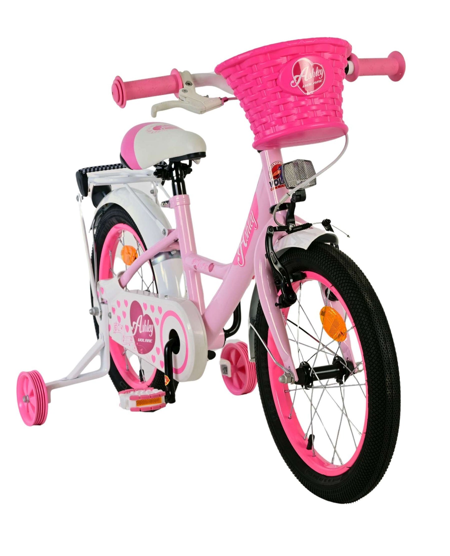 Volare Ashley 16 tum Barncykel, Rosa - För barn 4-6 år