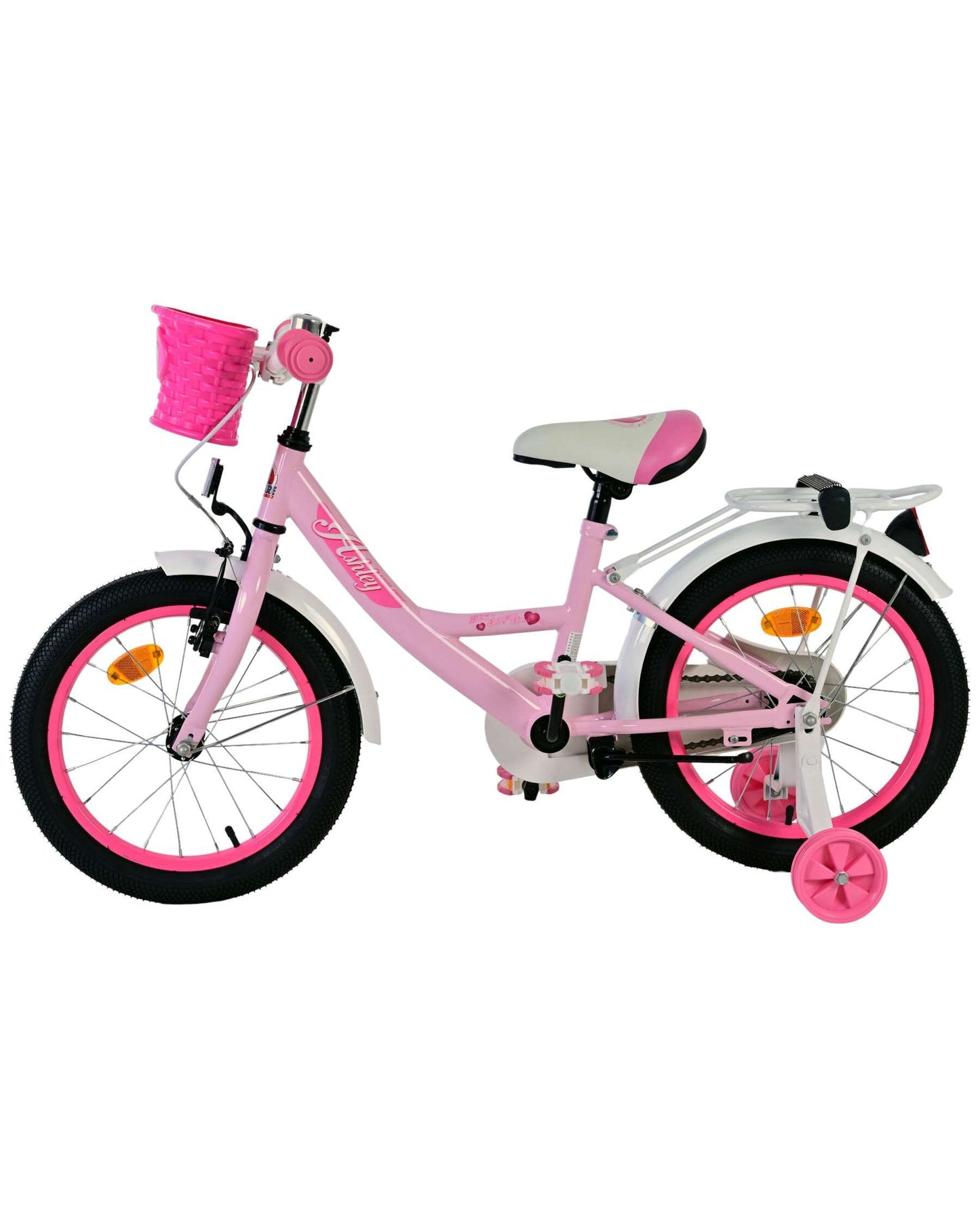 Volare Ashley 16 tum Barncykel, Rosa - För barn 4-6 år
