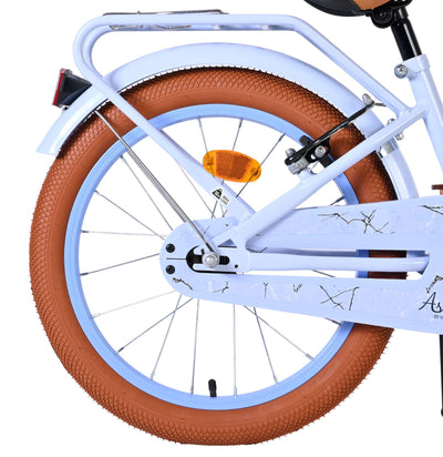 Volare Ashley Barncykel 18 tum, dubbla handbromsar, Ljusblå - För barn 4-7 år