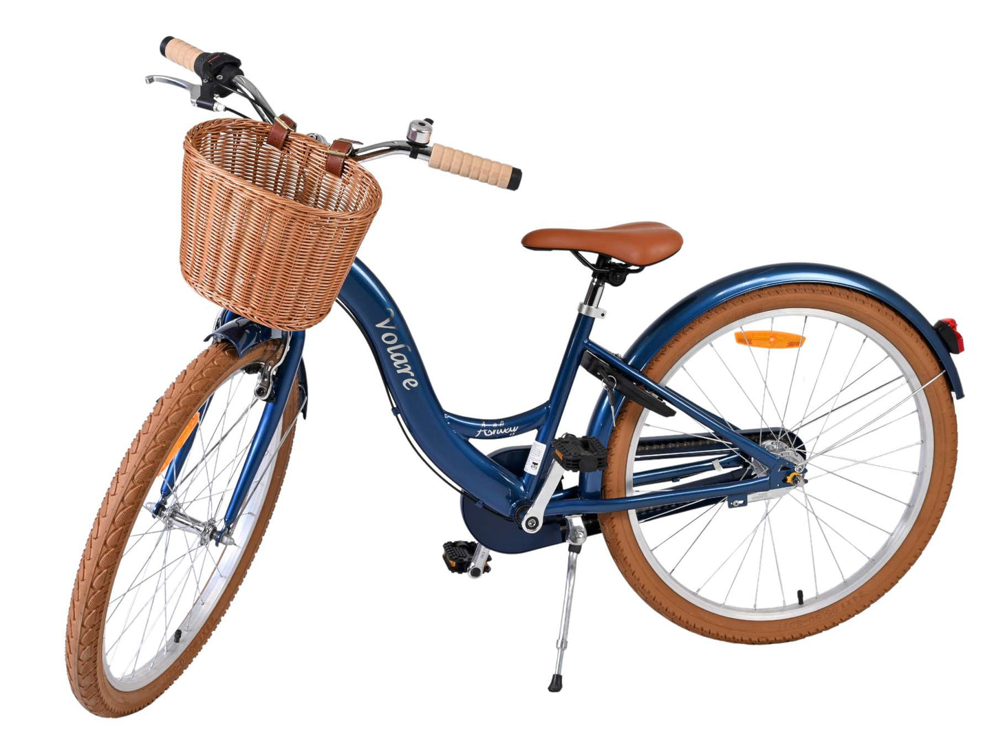 Volare Excellent Barncykel 24 tum, 3 växlar, Blå - För barn 8-10 år