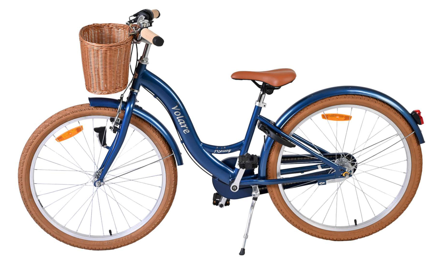 Volare Excellent Barncykel 24 tum, 3 växlar, Blå - För barn 8-10 år