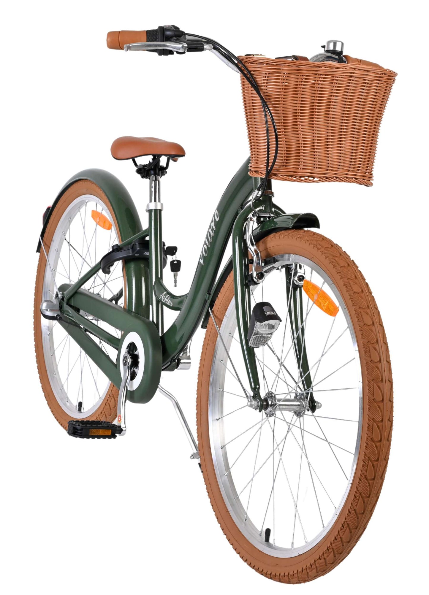 Volare Ashley Grön Nexus 3 24 tum – Barncykel med 3 växlar