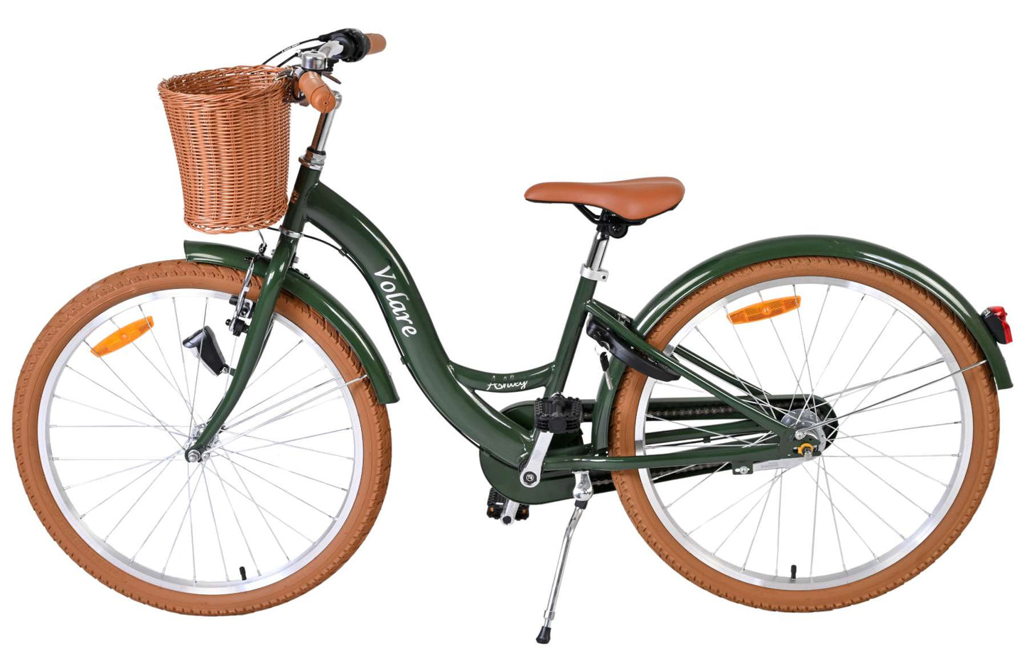 Volare Ashley Grön Nexus 3 24 tum – Barncykel med 3 växlar