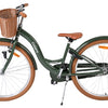 Volare Ashley Grön 26 tum – Barncykel med korg