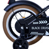 Volare Black Cruiser Barncykel 12 tum, Svart - Lilla Cykelbutiken